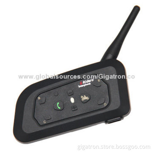 Bluetooth intercom, up to 6 riders inter-communication/safe driving while talking with friends